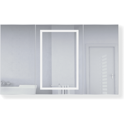 Krugg Svange 6036LRR 60" X 36" LED Medicine Cabinet with Dimmer & Defogger SVANGE6036LRR - Backyard Provider