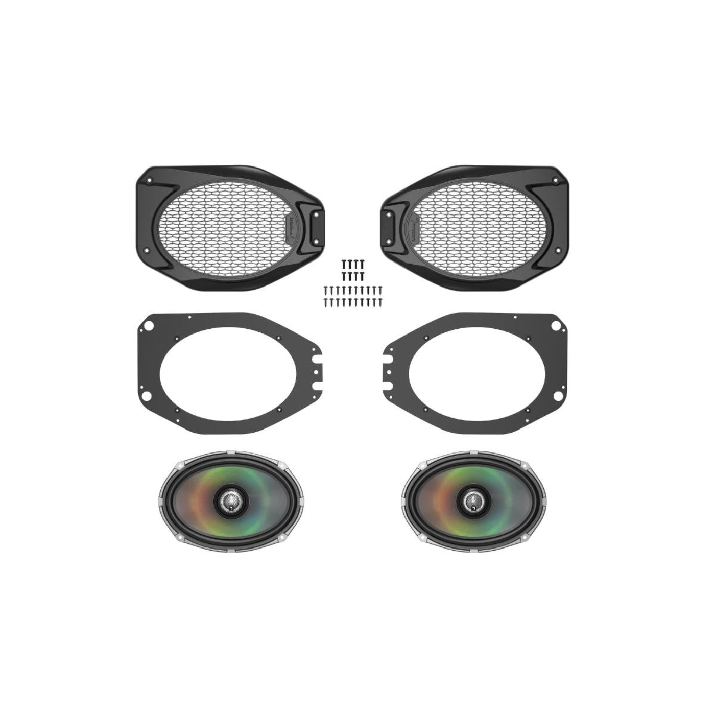 Diamond Audio 2018+ Jeep Wrangler(2DR/4DR)/Jeep Gladiator 6"x9" Overhead Speaker Kit - VSPJP69OE