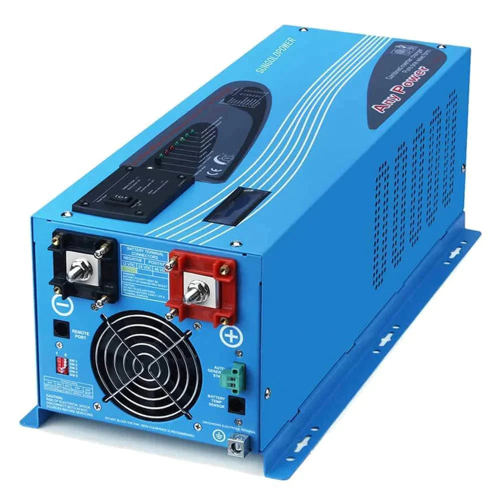 4000W DC 12V Split Phase Pure Sine Wave Inverter With Charger - LFP4K12V240VSP