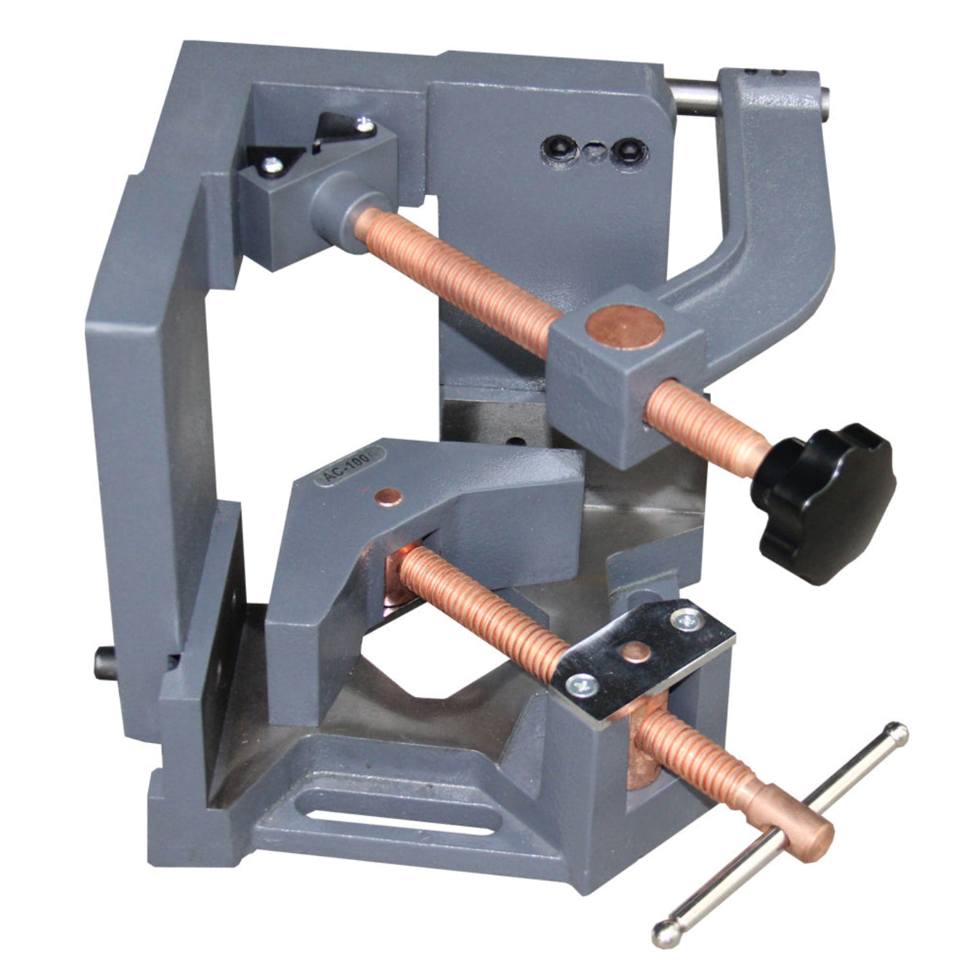 Kaka industrial AC-100H 3 Axis Welders Clamp, Heavy Duty Cast Iron Angle Clamp - 176300