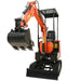 Creworks 13.8 Hp Kubota Engine 1.1 Ton Mini Excavator with All-Terrain Tracks