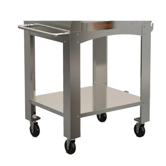 WPPO Type 201 Stainless Steel Cart for Karma 32 Oven -  WKCT-2S