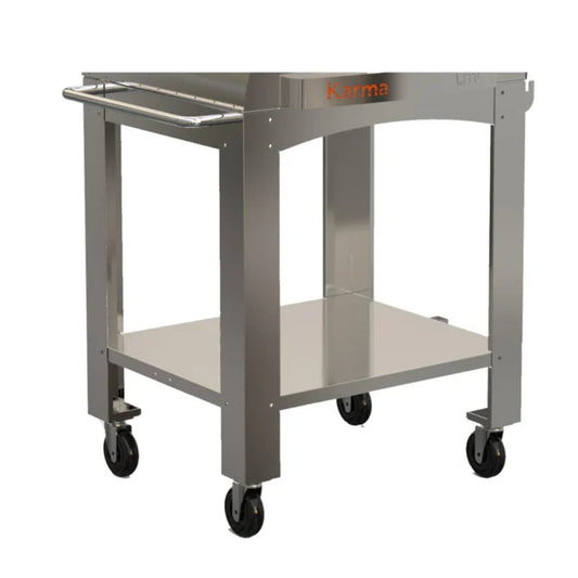 WPPO Type 201 Stainless Steel Cart for Karma 42 Oven WKCT-3S - WKCT-3S
