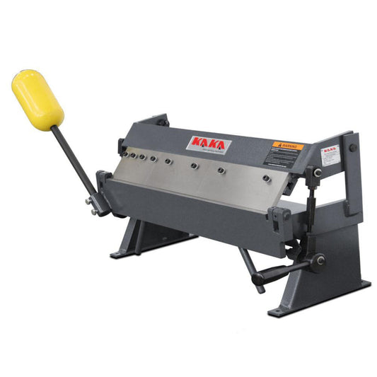 KAKA INDUSTRIAL Box and Pan Brake, 24-Inch Sheet Metal Brake, 16-Gauge Mild Steel Capacity Metal Brake Bender, Pan and Box Brake 1–135 Degree Adjustable, Metal Finger Break with 1", 2", 3", 8" & 10"  Fingers  W-2416Z -  173121