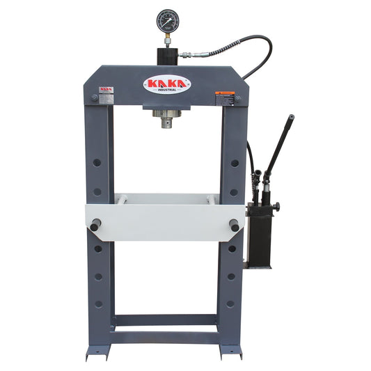 KAKA INDUSTRIAL HP-25S Hydraulic Shop Press, H-Frame Hydraulic Press with Manual Double Speed Pump,25 ton Press Capacity,7 in Stroke -  182122