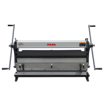 KAKA INDUSTRIAL 40-Inch 20-Gauge Capacity,Combination Sheet Metal Brake, Shear and Slip Roll Machine, 3-In-1/40 High Efficiency,Solid Construction Machine - 171004
