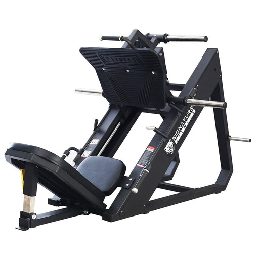 Signature Fitness Commercial Grade Plate Loaded Adjustable Leg Press Machine with Extra Plate Storage, Rated for 1,000 Pound Capacity - SF-L2