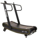 Signature Fitness Sprint Demon - Motorless Curved Sprint Treadmill with Adjustable Levels of Resistance - Drastically Increases Intensity of Running and Walking - SF-S2