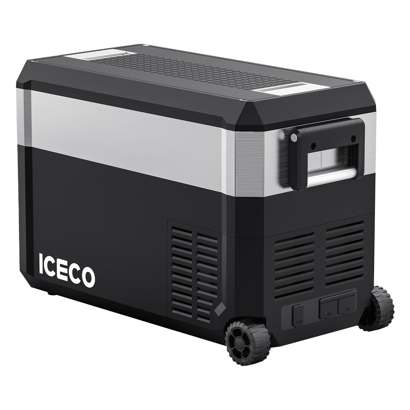 39QT JP40 Pro Dual Zone Wheeled Portable Freezer With Cover | ICECO