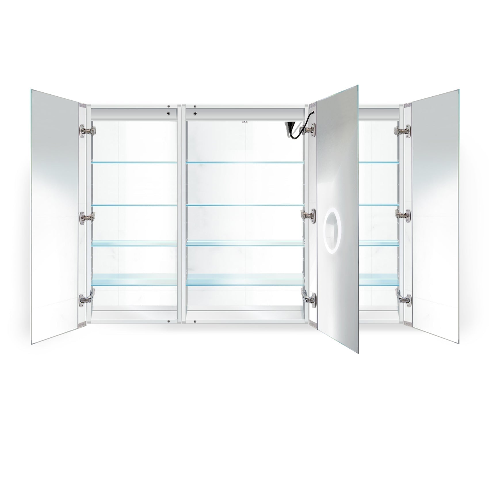 Krugg Svange 6636LRR 66" X 36" LED Medicine Cabinet with Dimmer & Defogger SVANGE6636DLRR