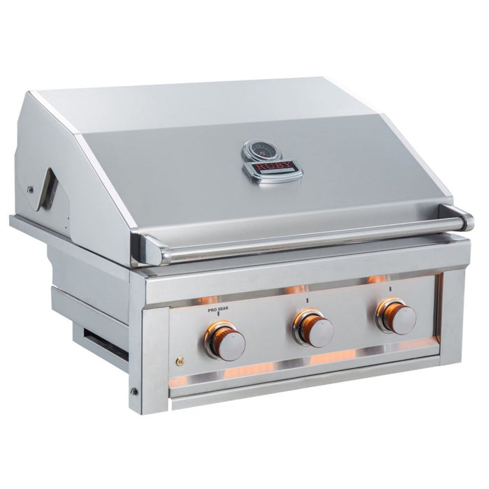 Sunstone Metal Products Ruby Gas Grills - 3 Burner 30" Ruby Drop in Gas Grills