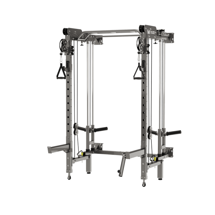 MAJOR FITNESS All-In-One Home Gym Folding Power Rack Lightning F35 - F35BL