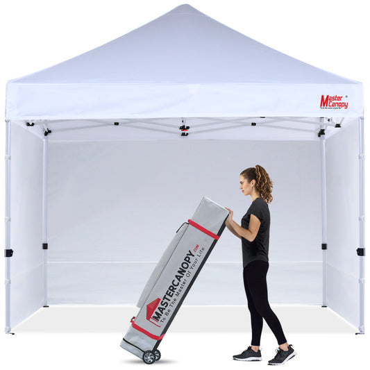 Mastercanopy Commercial Series- 10x10/10x15/10x20 Pop-up Canopy Tent with Sidewalls - B07XFM1KMJ