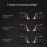 Auxbeam LED Tail Lights for 2010–2012 Ford Mustang, Smoked - ZC000162