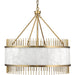 Jamie Young Freight-Min. Req. Upsala Alabaster Chandelier -DX. 5UPSA-ABAL