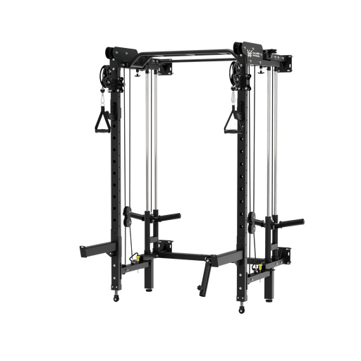 MAJOR FITNESS All-In-One Home Gym Folding Power Rack Lightning F35 - F35BL