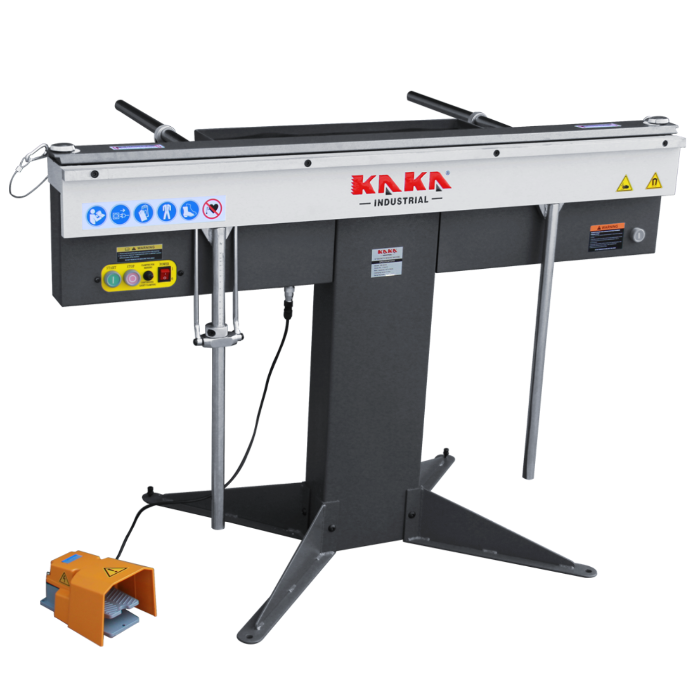 KAKA INDUSTRIAL Magnetic Pan and Box Brake, 52-Inch Electro Metal Brake Bender, 16-Gauge 6.5-Ton Box and Pan Brake, Bend Boxes or Pans to Any Depth Metal Bending Brake 220V-60HZ-1PH EB-5216 - 173410