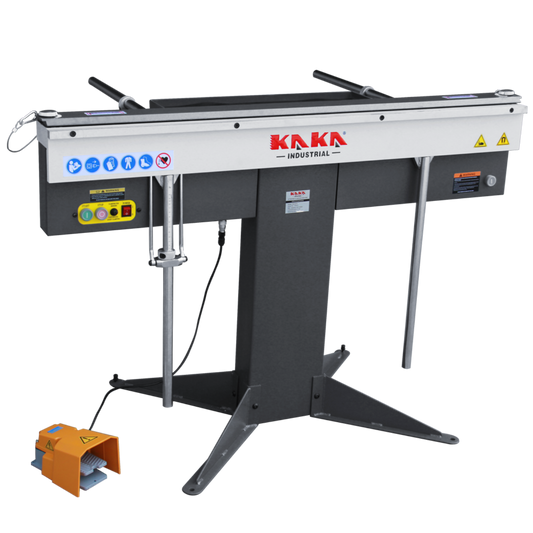 KAKA INDUSTRIAL Magnetic Pan and Box Brake, 52-Inch Electro Metal Brake Bender, 16-Gauge 6.5-Ton Box and Pan Brake, Bend Boxes or Pans to Any Depth Metal Bending Brake 220V-60HZ-1PH EB-5216 - 173410