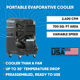 Portacool Jetstream 220 Portable Evaporative Cooler - PACJS2201A1