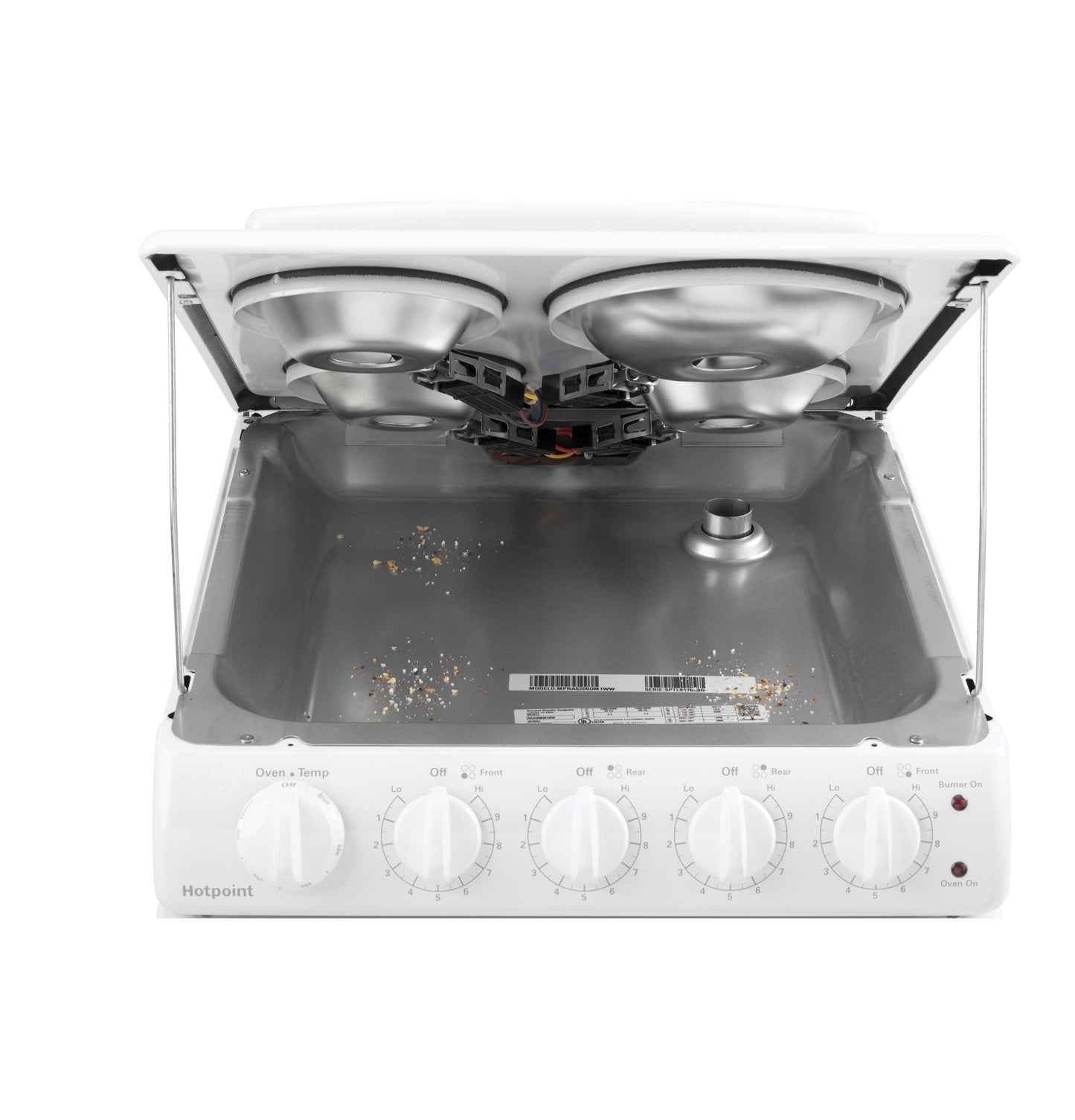 HOTPOINT 20" Electric Free-Standing Front-Control Electric Range - RAS200DMWW-KT