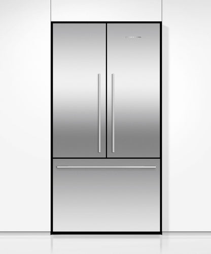FISHER & PAYKEL RF201ADJSX5 Freestanding French Door Refrigerator Freezer, 36", 20.1 cu ft, Ice - RF201ADJSX5-KT