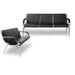 OmySalon C8 Waiting Room Reception Bench with Backrest & Armrest for Beauty Barber Salon SPA Clinic Office Airport Bank - G44000025+G44000026+G44000027+G44000028