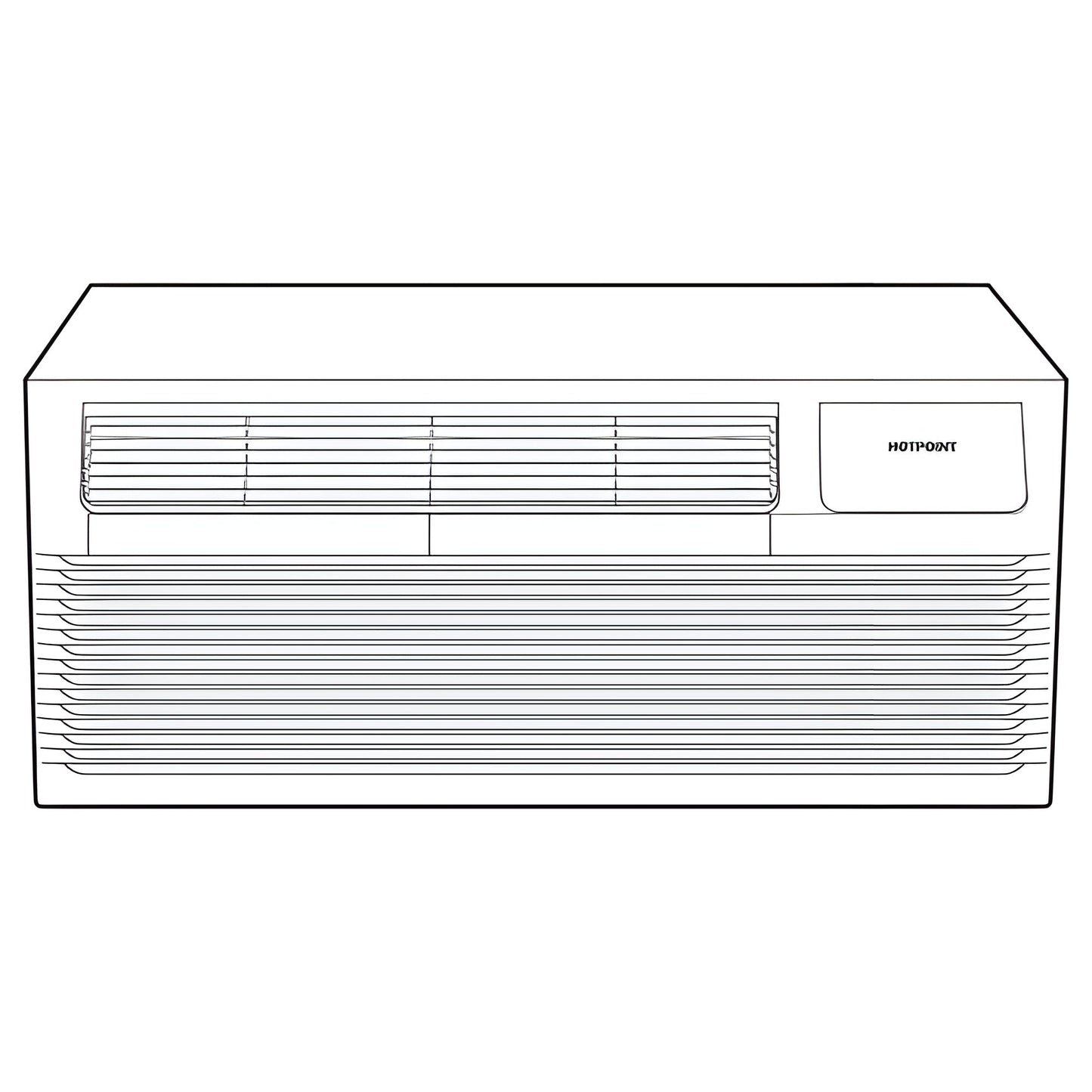 HOTPOINT PTAC Heat Pump 230/208V, 20amp - AH12H15D3B-KT