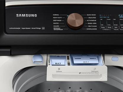 SAMSUNG 5.5 CF SMART TL WASHER W SUPER SPEED - WA55A7300AE-KT