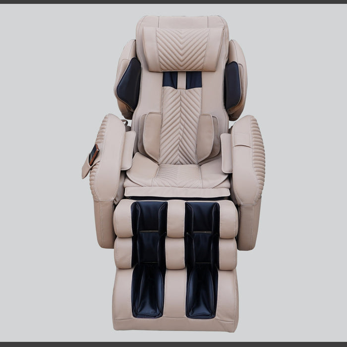 Luraco iRobotics 9 Max Plus Billionaire Edition Massage Chair - Cream - 893640001823