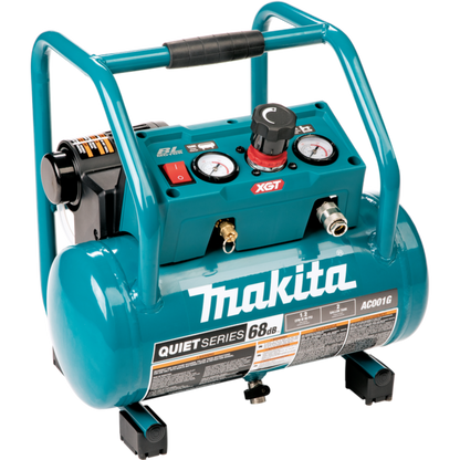 Makita 40V max XGT Brushless Cordless 2 Gallon Quiet Series Compressor Kit  - AC001GM1