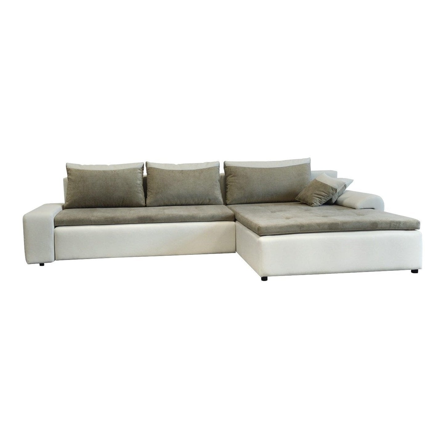 Maxima House Sectional sleeper Sofa LONDON with storage, Right Facing Chaise - BEN019