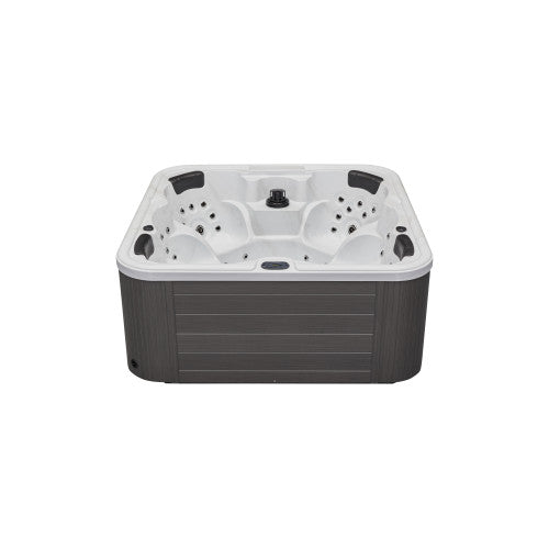 Luxury Spas - Studio Series Eclipse 6 Person Cloud Gray - Backyard Provider