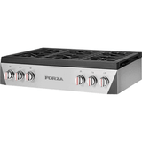 Forza 36 Inch Professional Range Top - FRT366GN