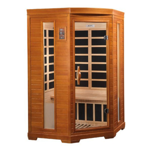 Dynamic Saunas Heming 2 Person Low EMF FAR Infrared Sauna (DYN-6225-02) - DYN-6225-02