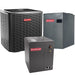 Goodman GSXC160481 4 Ton 16 SEER 2 Stage Variable Speed Central Air Conditioner Split System - Vertical - HA16405