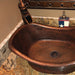 Rustic Premier Copper 20 inches Bathtub Vessel Hammered Copper Sink - VBT20DB