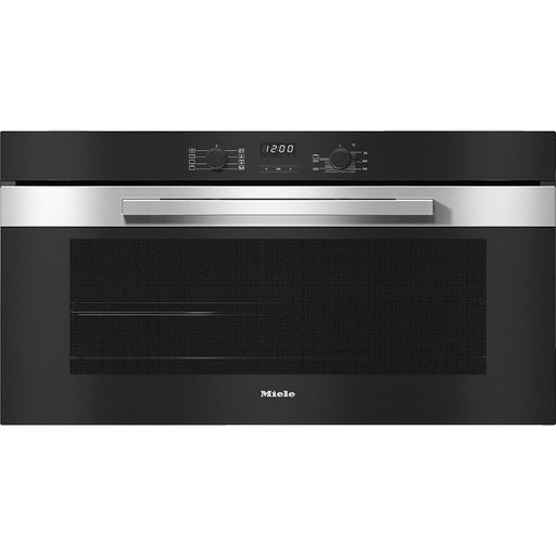 Miele Clean Steel 90cm Wide Generation 7000 Oven - H2890B-PureLine-CS