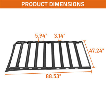 2003-2009 Toyota 4Runner Roof Rack w/8 cross bars - Hooke Road - HE.9853-S