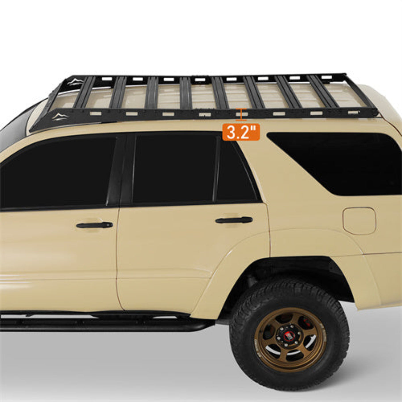 2003-2009 Toyota 4Runner Roof Rack w/8 cross bars - Hooke Road - HE.9853-S