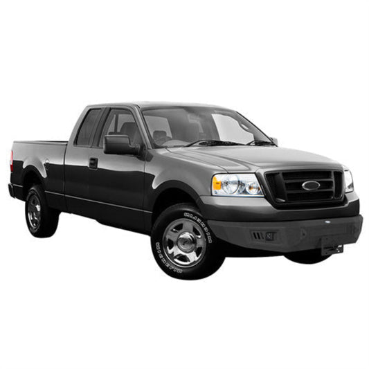2004-2008 Ford F-150 Front Bumper w/ Spotlights & D-rings - Hooke Road - HE.8008