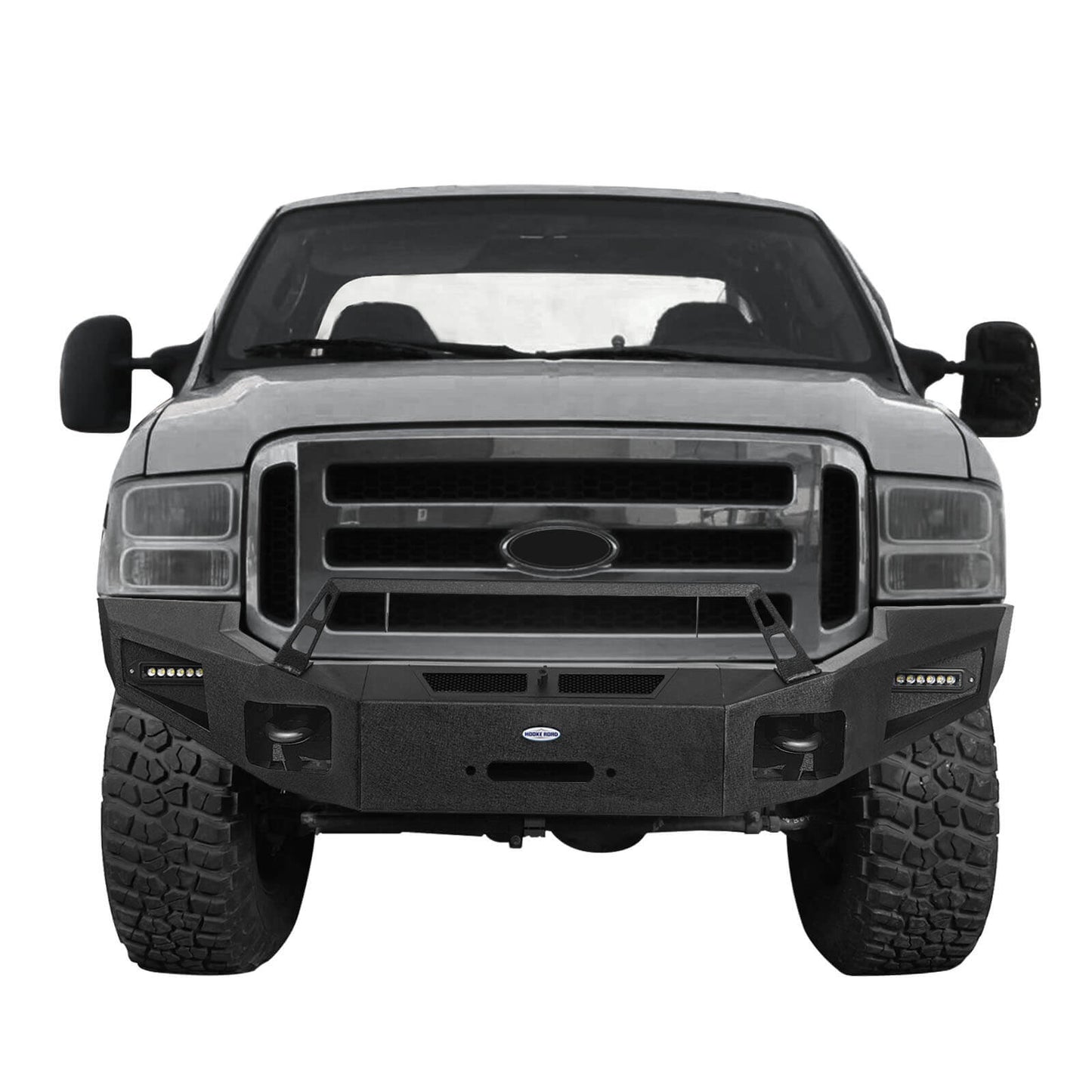 Hooke Road 2005-2007 Ford F-250 F-350 Offroad Front Bumper w/Winch Plate - HE.8502