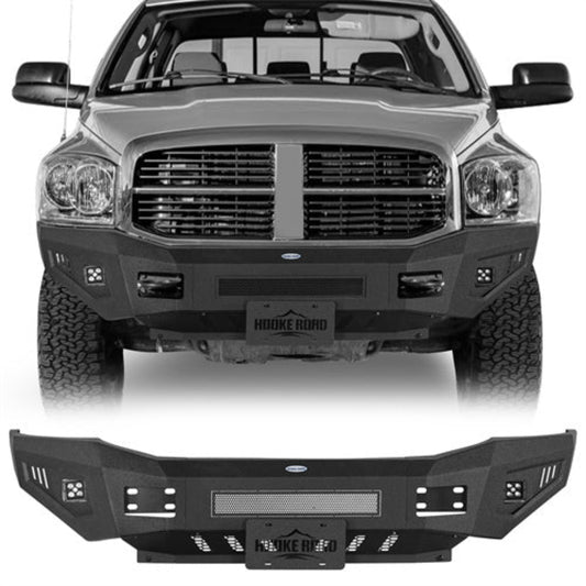 2006-2009 Dodge Ram 2500 3500 Front Bumper w/ Skid Plate - Hooke Road - HE.6483
