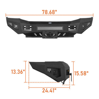 2006-2009 Dodge Ram 2500 3500 Front Bumper w/ Skid Plate - Hooke Road - HE.6483