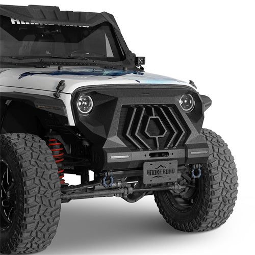 Jeep JK Grill w/ Winch Plate (07-18 Jeep Wrangler JK) - Hooke Road
