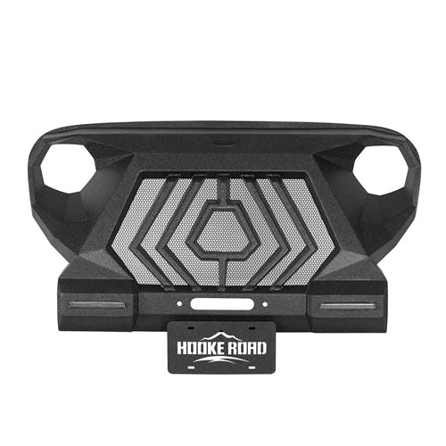 Jeep JK Grill w/ Winch Plate (07-18 Jeep Wrangler JK) - Hooke Road