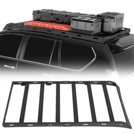 2010-2023 Lexus GX460 Roof Rack w/ 6 Aluminum Cross Bars - Hooke Road - HE.4603-S
