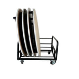 Round Table Trolley L 160 x W 70 x H 108 cm, Allows Up To 8 Tables To Be Stored Flat And Stacked - 201177