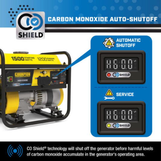 Aurora Generators  1200W Generator with CO Shield - PowerGen USA - 201285