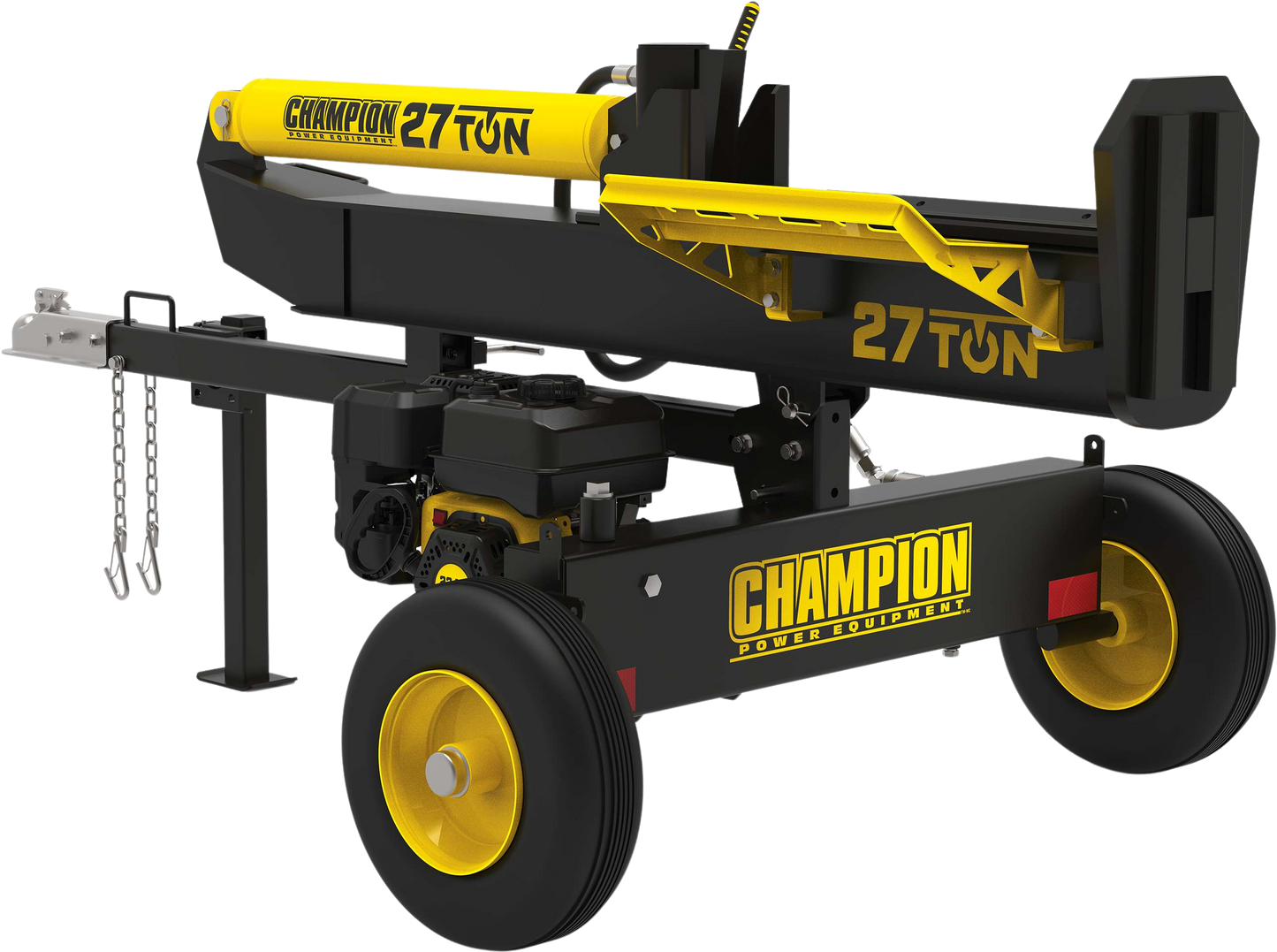 Champion 201312 27-Ton Log Splitter Horizontal/Vertical Full Beam Gas with Auto Return New