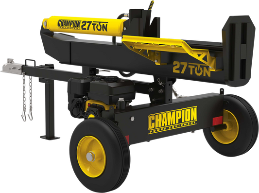 Champion 201312 27-Ton Log Splitter Horizontal/Vertical Full Beam Gas with Auto Return New